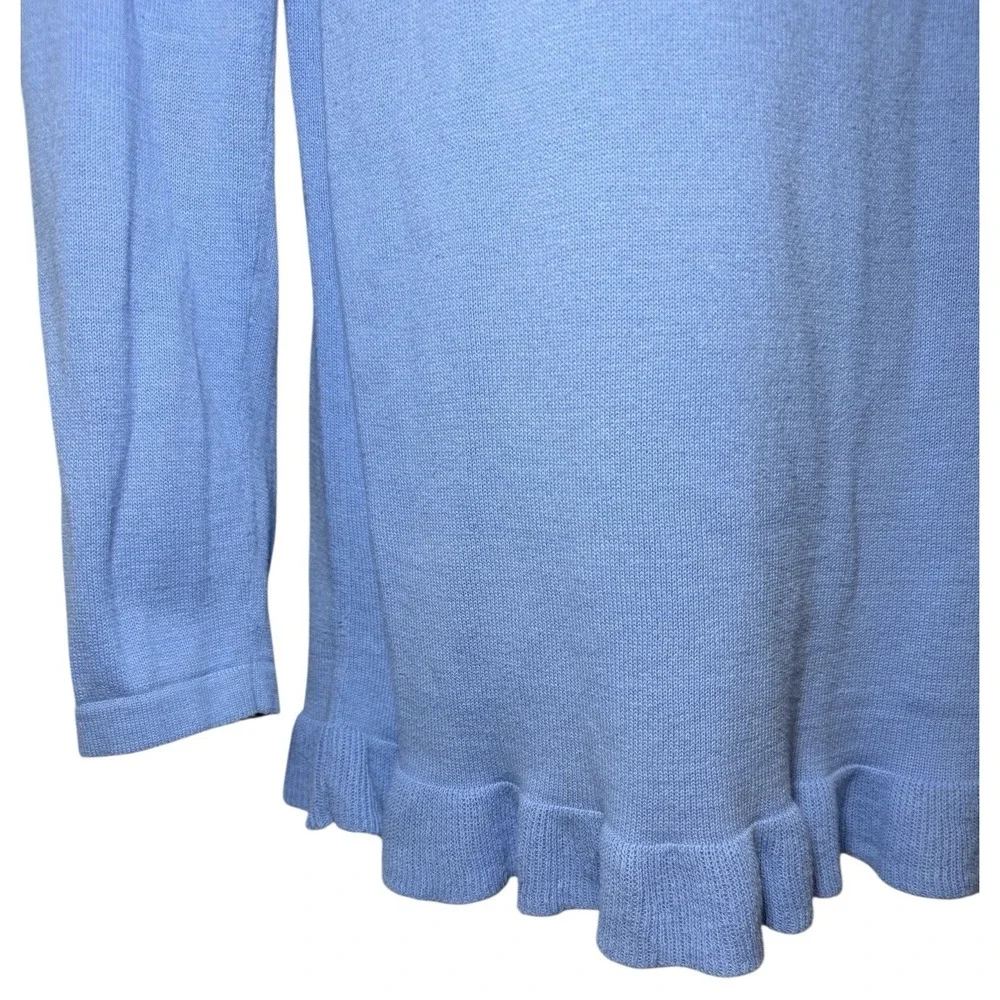 Lilly Pulitzer Serah Sweater Girls XL(12-14) Periwinkle Purple Long Sleeve - Picture 6 of 8